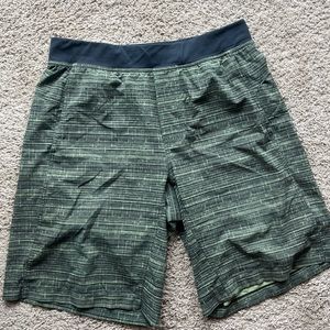 Men’s Lululemon Green Linerless Shorts